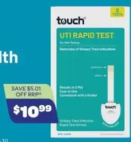 Health Save touch UTI Rapid Test offer