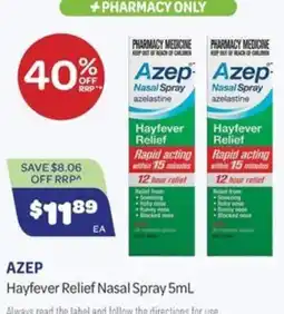 Health Save Azep Hayfever Relief Nasal Spray offer