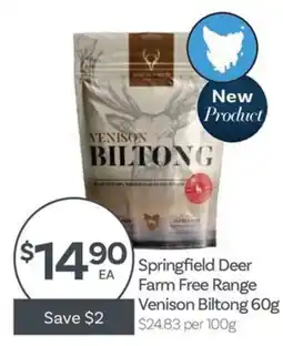 IGA Springfield Deer Farm Free Range Venison Biltong offer
