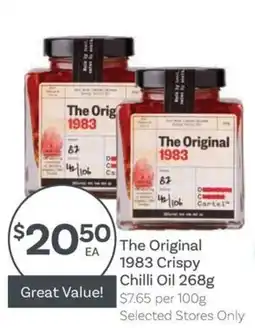 IGA The Original 1983 Crispy Chilli Oil offer
