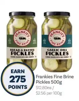 IGA Frankies Fine Brine Pickles offer