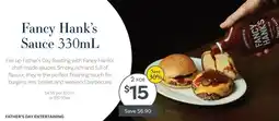 IGA Fancy Hank's Sauce offer