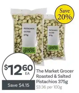 IGA The Market Grocer Roasted & Salted Pistachios offer