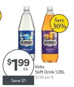 IGA Kirks Soft Drink offer