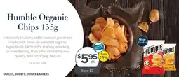 IGA Humble Organic Chips offer