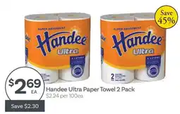 IGA Handee Ultra Paper Towel offer