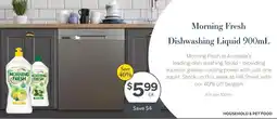IGA Morning Fresh Dishwashing Liquid offer