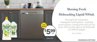 IGA Morning Fresh Dishwashing Liquid offer