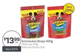 IGA Schmackos Strapz offer