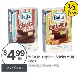 IGA Bulla Multipack Sticks offer