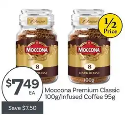 IGA Moccona Premium Classic Infused Coffee offer