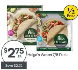 IGA Helga's Wraps offer