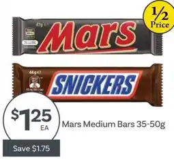 IGA Mars Medium Bars offer