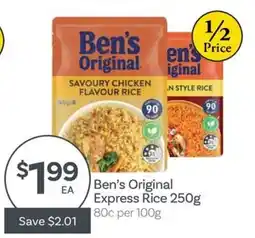 IGA Ben's Original Express Rice offer