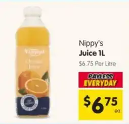 Spar Nippy's Juice 1L offer