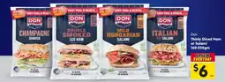 Spar Don Thinly Sliced Ham or Salami offer