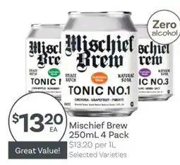 IGA Mischief Brew Tonic offer