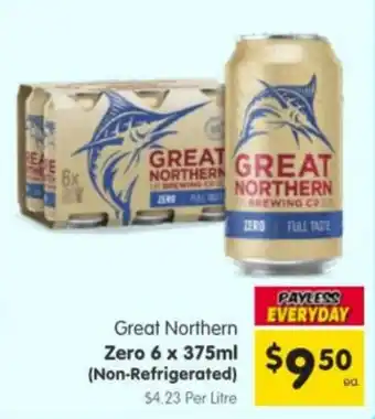 Spar Great Northern Zero offer