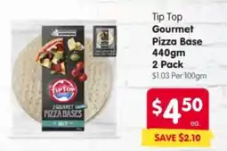Spar Tip Top Gourmet Pizza Base offer