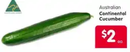 Spar Australian Continental Cucumber offer