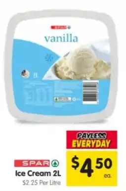 Spar SPAR Ice Cream offer