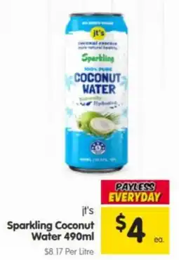 Spar it's Sparkling Coconut Water offer