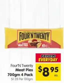 Spar Four'N Twenty Meat Pies offer