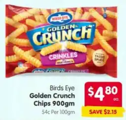 Spar Birds Eye Golden Crunch Chips offer