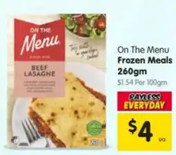 Spar On The Menu Beef Lasagne offer