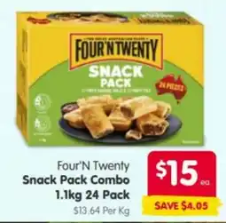 Spar Four'n Twenty Snack Pack Combo offer