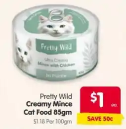 Spar Pretty Wild Creamy Mince Cat Food offer