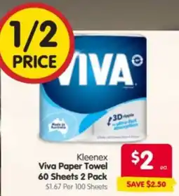 Spar Kleenex Viva Paper Towel offer