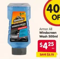 Spar Armor All Windscreen Wash offer