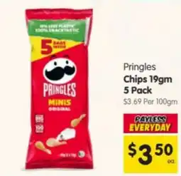 Spar Pringles Minis Original offer