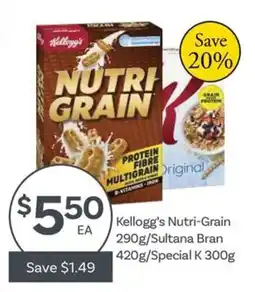 IGA Kellogg's Nutri-Grain offer
