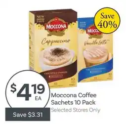 IGA Moccona Coffee Sachets offer