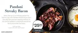 IGA Pandani Streaky Bacon offer
