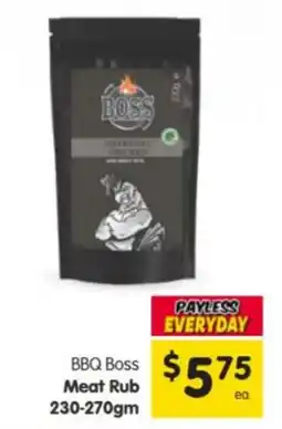 Spar BBQ Boss Meat Rub offer