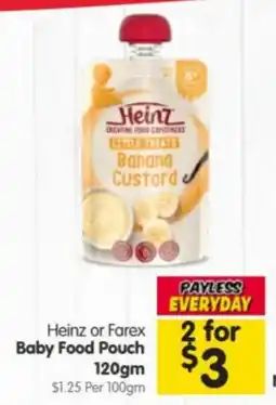 Spar Heinz Baby Food Pouch offer