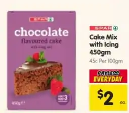 Spar Spar chocolate flavoured cake offer