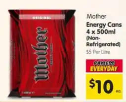 Spar Mother Energy Cans offer