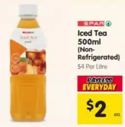 Spar Iced Tea offer