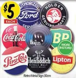 NQR Retro Metal Sign offer
