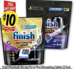 NQR Finish Powerball Ultimate Pro or Plus Dishwashing Tablets offer