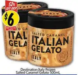 NQR Destination Italy Frozen Salted Caramel Gelato offer