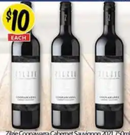 NQR Zilzie Coonawarra Cabernet Sauvignon offer