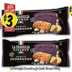 NQR La Famiglia Sourdough Garlic Bread offer