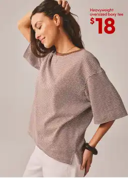 Target Heavyweight oversized boxy tee offer