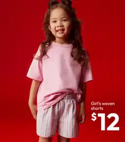 Target Girl's woven shorts offer