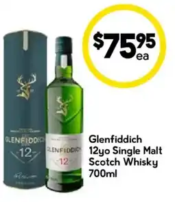 Drakes Glenfiddich 12yo Single Malt Scotch Whisky offer